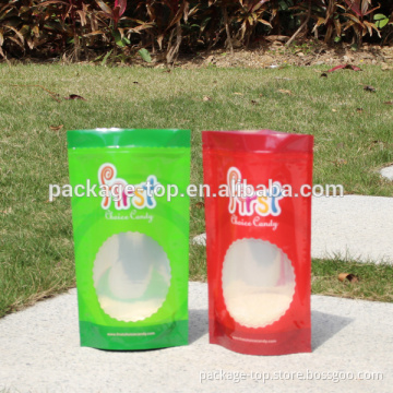 candy paper bag mylar foil resealable candy bag